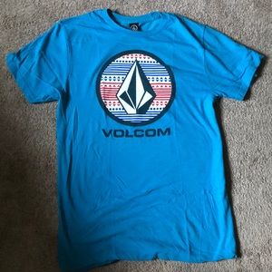 Volcom blue logo T-shirt